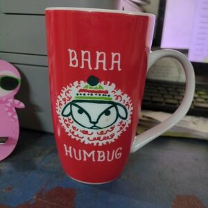 Now Designs sheep Christmas mug baaa humbug Fleece Navidad